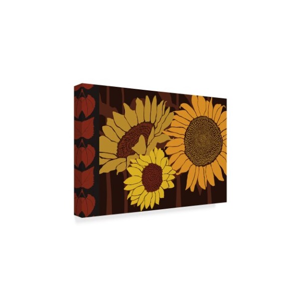 Art Licensing Studio 'Three Tournesol' Canvas Art,16x24